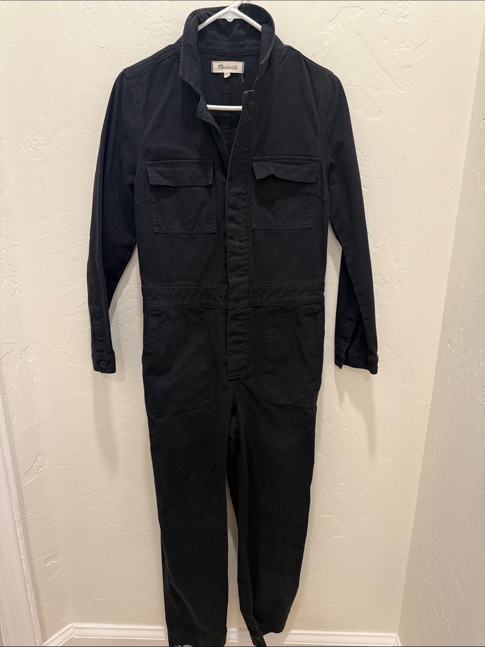 Madewell Black Utility Coverall Boiler Jumpsuit Size Small